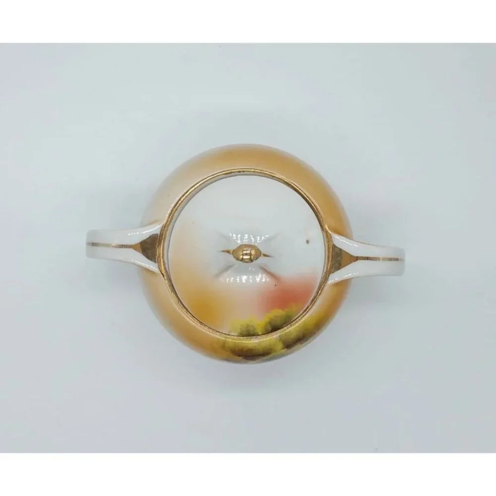 Antique Noritake Morimura Hand painted Sugar bowl